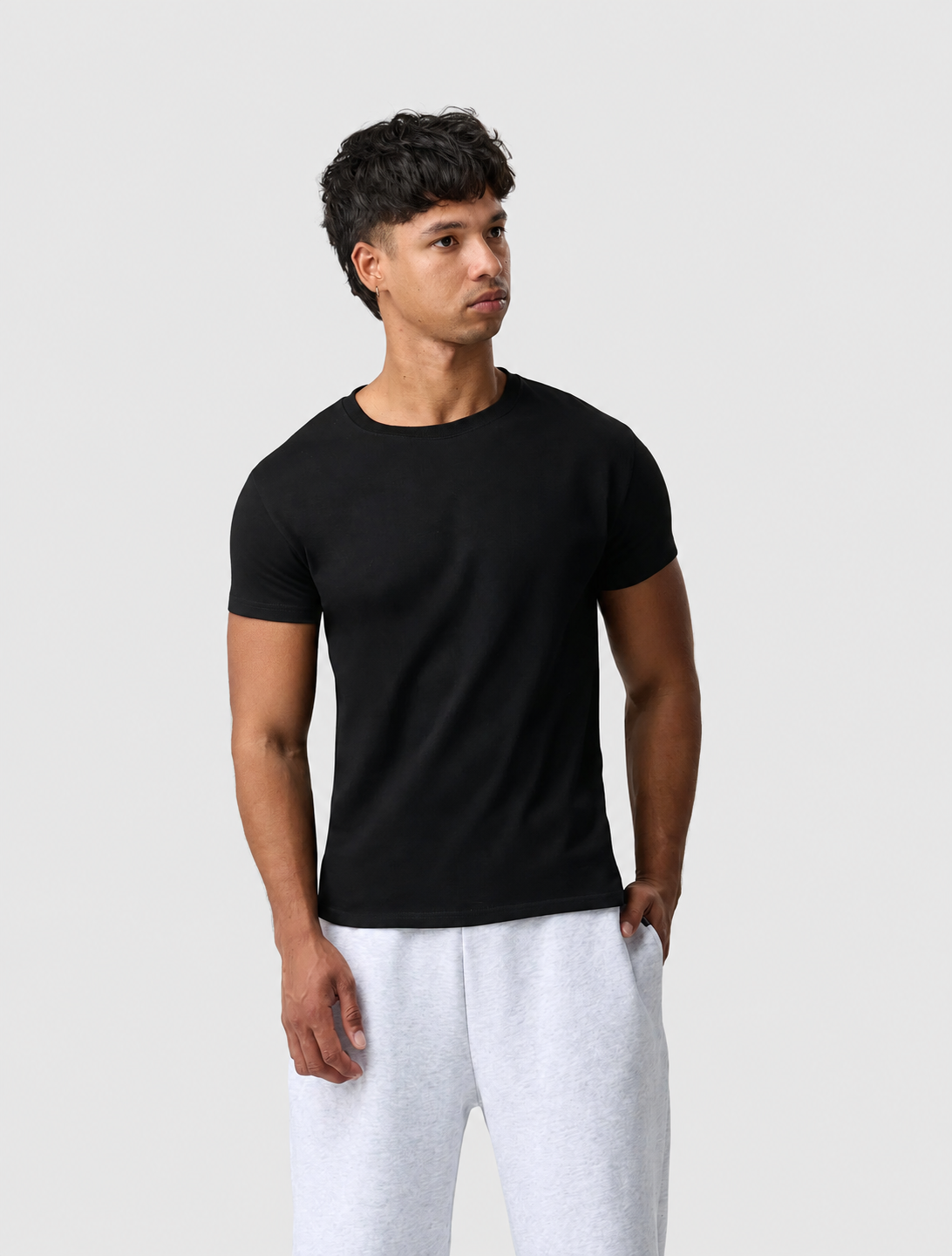 Black Baby Tee - Mens